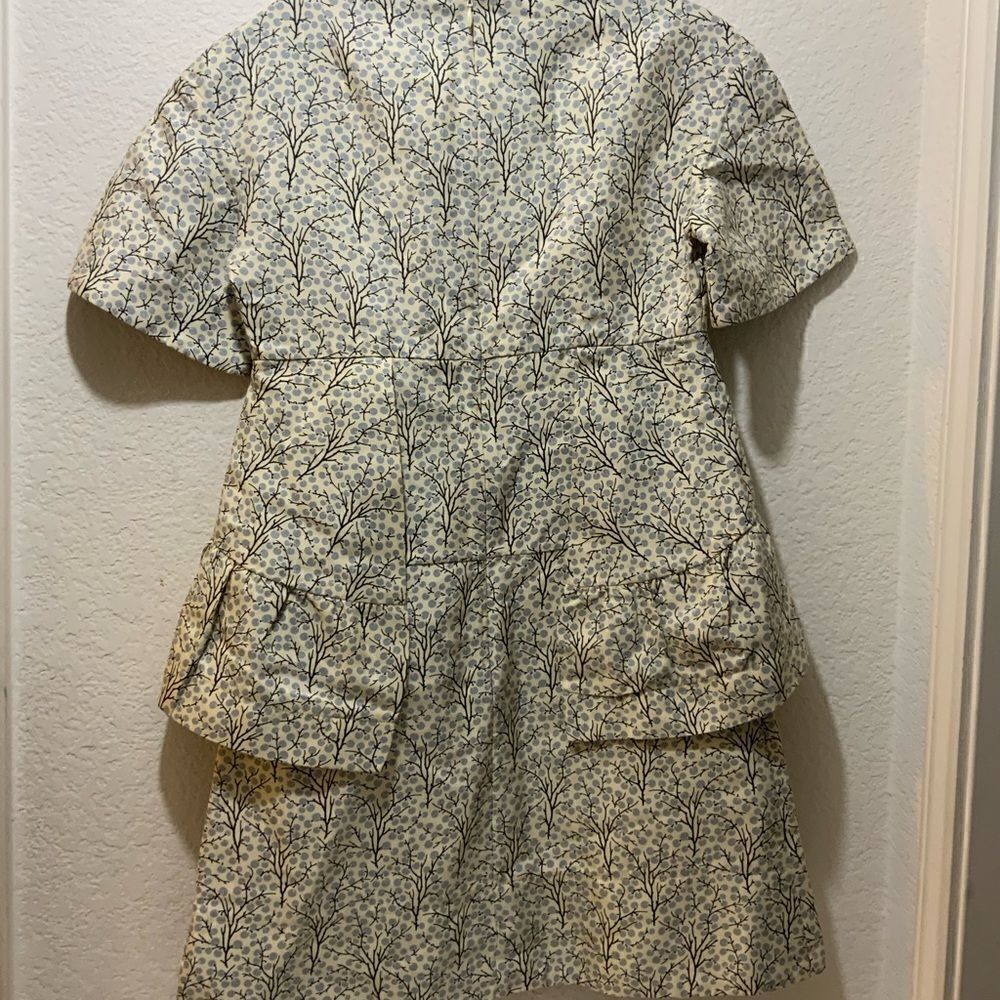 MARNI Pattern Ruffle Dress Print Dress Size 38 - Picture 7 of 10
